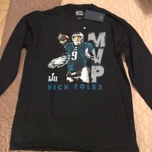 Long sleeve nick foles eagles t shirt